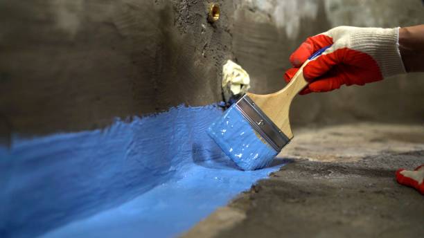 Commercial Vapor Barrier Installation project at a Darby, PA business property by SJ Waterproofing Pros